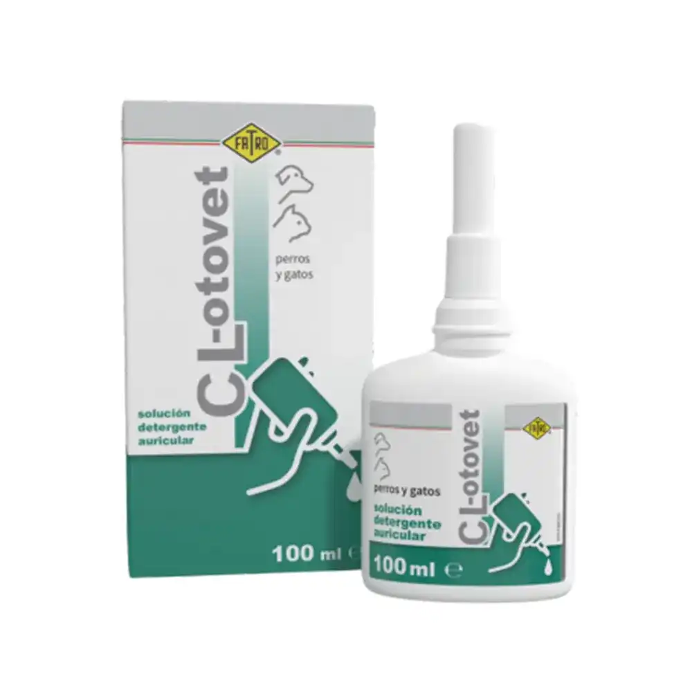 Fatro CL-Otovet solución auricular que facilita la limpieza para perros y gatos - 100 ml - Fatro - Comparador de precios