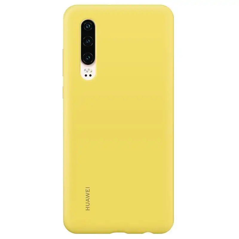 Huawei Funda Silicona Amarilla para Huawei P30