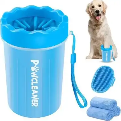 IntiMeg Vaso para limpiar las patas de las mascotas - Tamaño grande 20 cm - IntiMeg - Comparador de precios