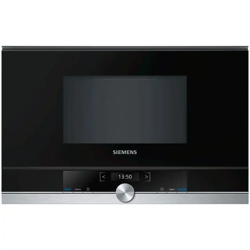 Siemens iQ700 BF634LGS1 Microondas Integrable 21L 900W Negro/Inox