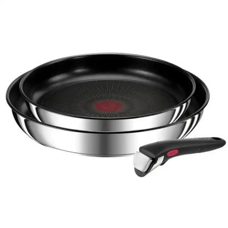 Tefal Ingenio Emotion Set de 2 Sartenes de Aluminio 22/26cm + 1 Mango Aptas para Inducción