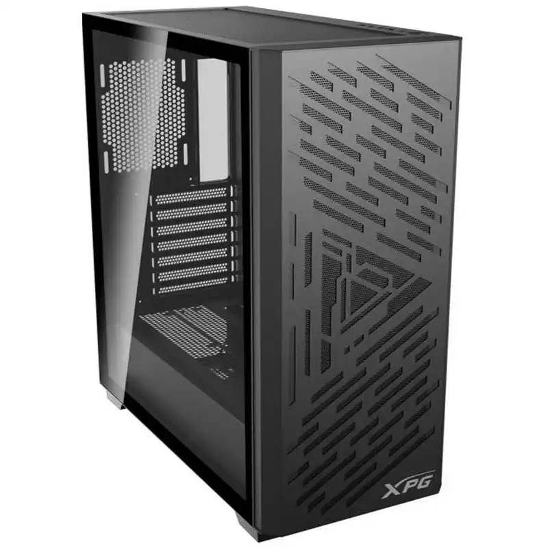 XPG Lander 501 Midi Tower Cristal Templado USB 3.2 Negra