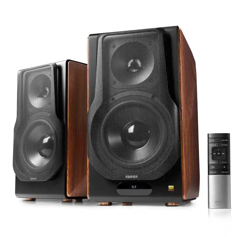 Edifier S3000MKII Altavoces Activos con WiFi/Bluetooth Marrones