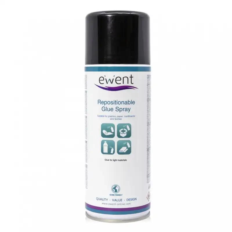 Ewent EW5625 Spray de Pegamento Reposicionable de Secado Rápido