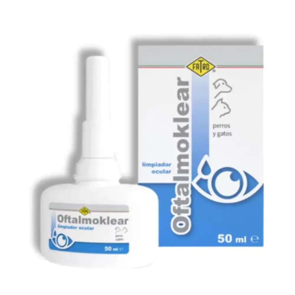 Fatro Oftalmoklear limpia, hidrata y protege los ojos de perros y gatos - 50 ml - Fatro - Comparador de precios