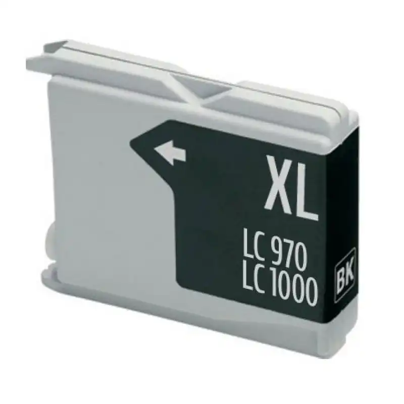 Inkpro Cartucho de Tinta Compatible con Brother LC970XL/1000XL Negro