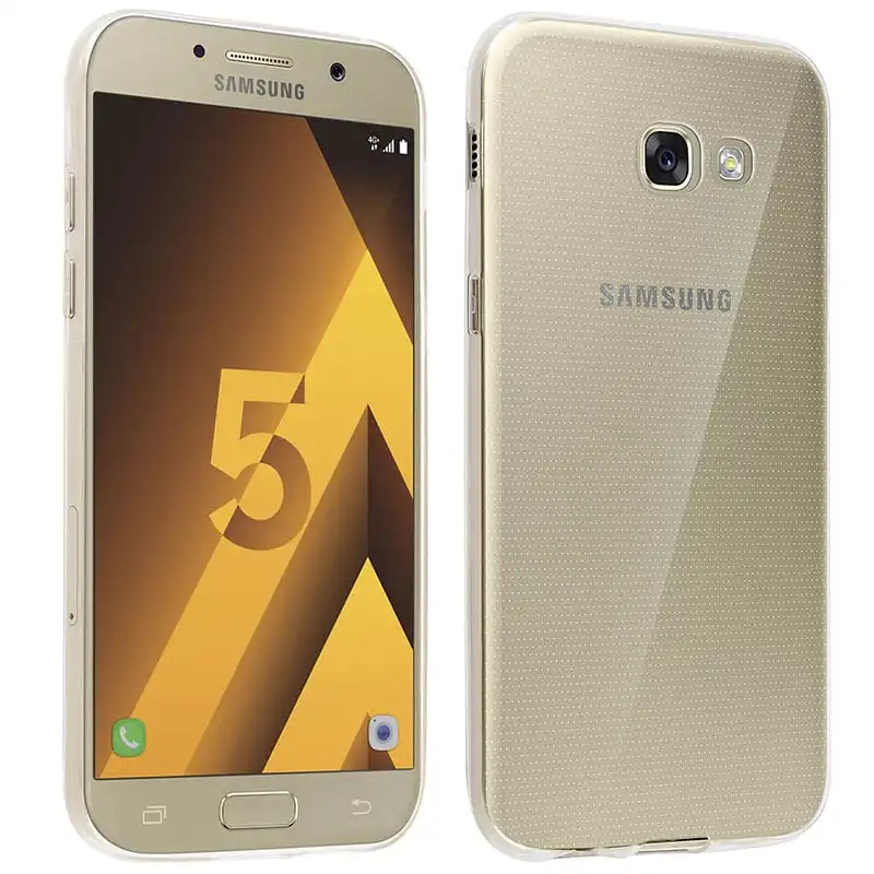 Avizar Funda Protectora de Silicona Flexible Transparente Ultrafina para Samsung Galaxy A5 2017