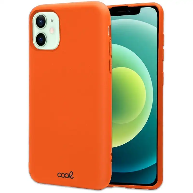 Cool Funda Silicona Cover Salmón para iPhone 12 / 12 Pro