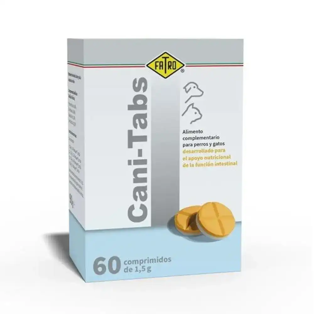 Fatro Cani-Tabs suplemento en comprimidos para perros y gatos que favorece la digestión - 60 comprimidos - Fatro - Comparador de precios