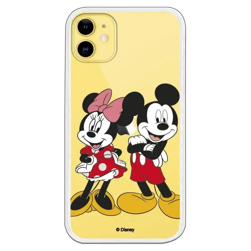 Funda Oficial de Disney Mickey y Minnie Posando Clásicos Disney para iPhone 11