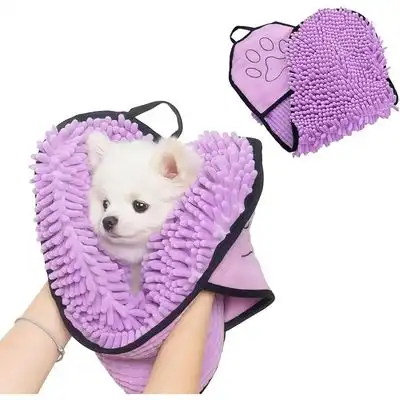 FurryFusion Toalla de baño absorbente para perros y gatos - 1 pieza - Furry Fusion - Comparador de precios