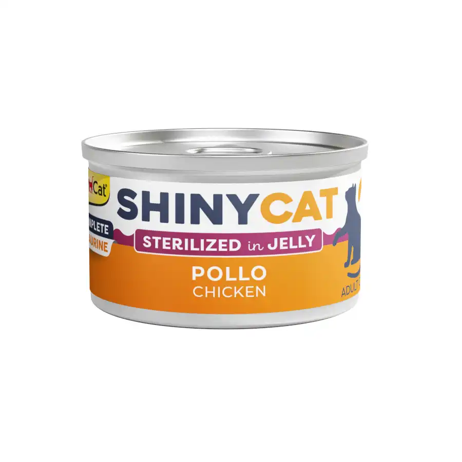 GimCat Shiny Cat pollo en gelatina lata para gatos 70 g - GimCat - Comparador de precios