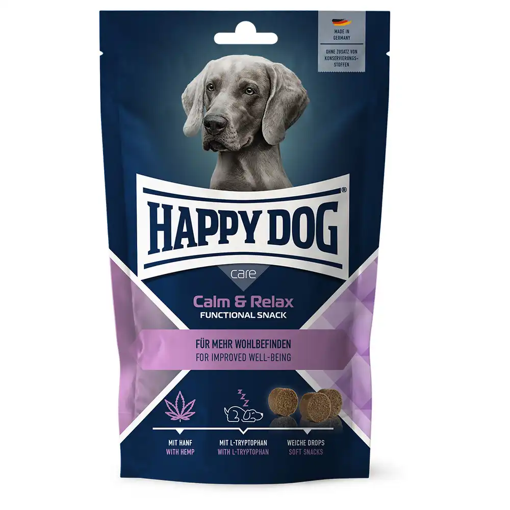Snack Happy Dog Care snacks funcionales para perros - Calma y relax con pato 100 g