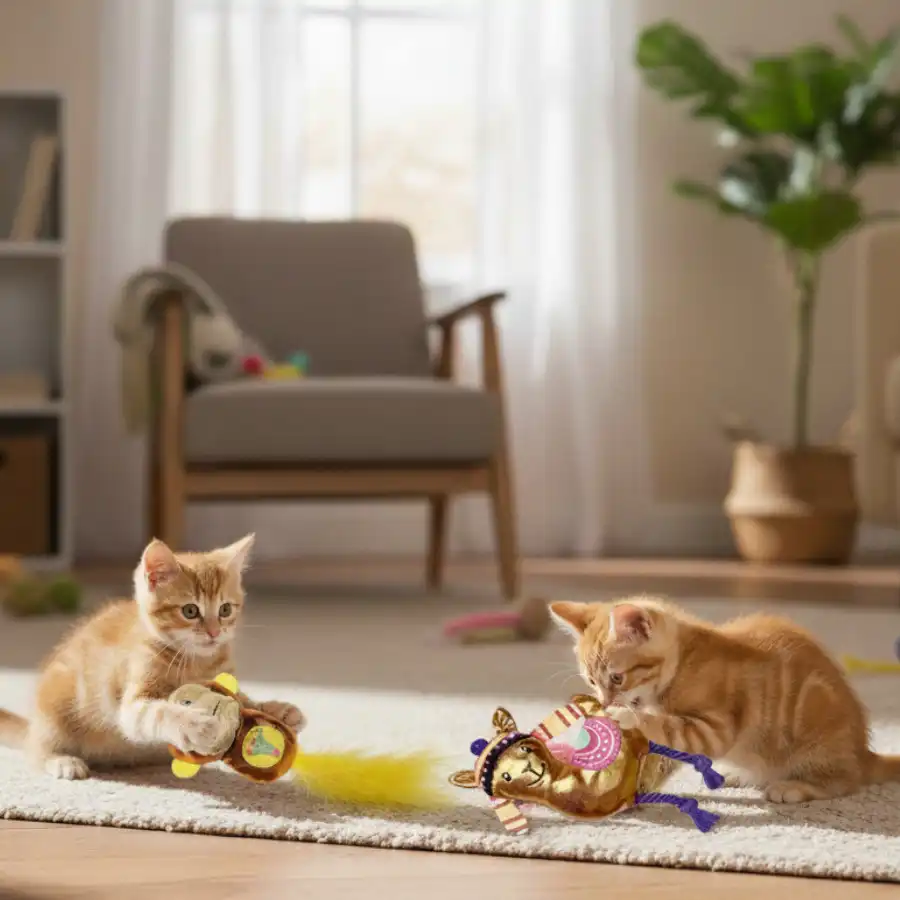 Tootoy! Peluches con Catnip Monkey & Alpaca para gatitos - Tootoy! - Comparador de precios