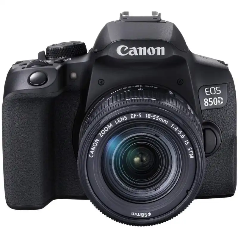 Canon EOS 850D 24.1MP WiFi + Objetivo EF-S 18-55mm F4-5.6 IS STM