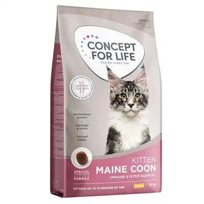 Concept for Life Maine Coon Kitten - Receta mejorada - NUEVO: 10 kg - Concept for Life - Comparador de precios