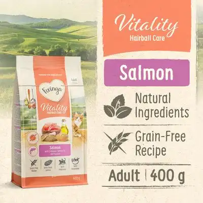 Feringa Vitality Hairball Care con salmón - 400 g - Feringa - Comparador de precios