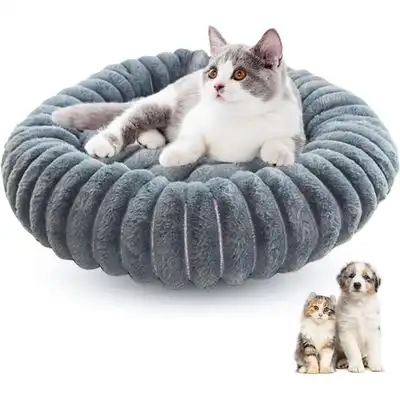 HausPets Cesta perros/gatos forma rosquilla, 50 cm, relajante, antiestrés - Artículo 1 - HausPets - Comparador de precios