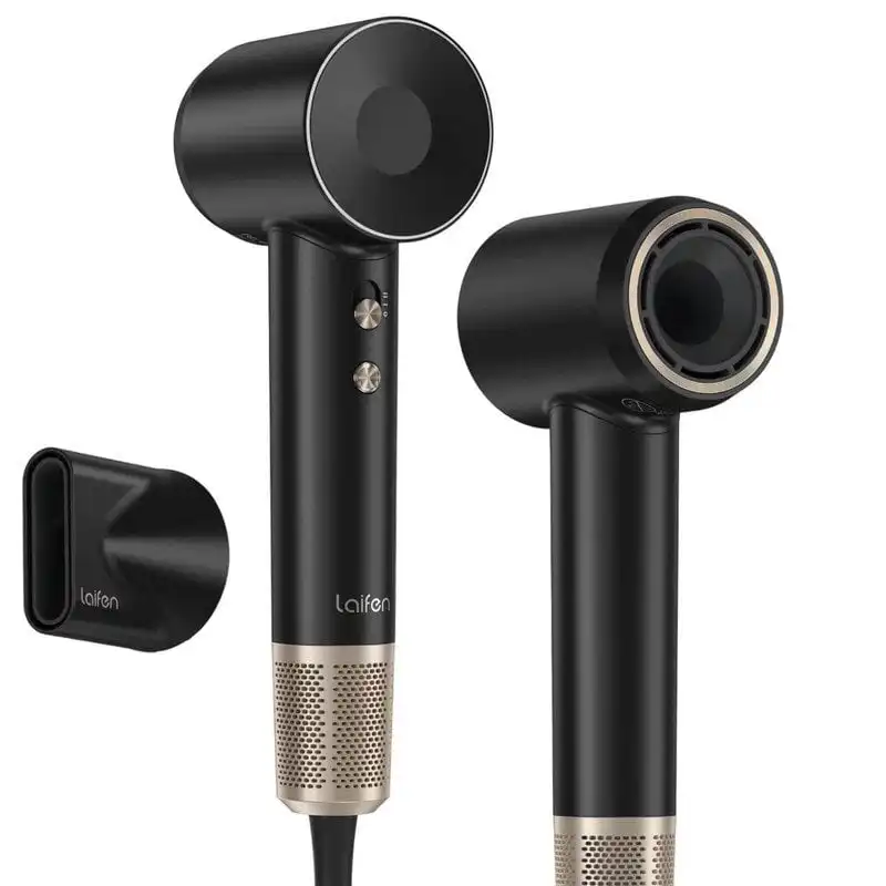 Laifen Swift Premium Secador de Pelo de Alta Velocidad 1600W Negro/Plata