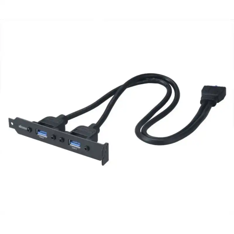 Akasa CBUB17-40BK Bracket 2 x USB 3.0
