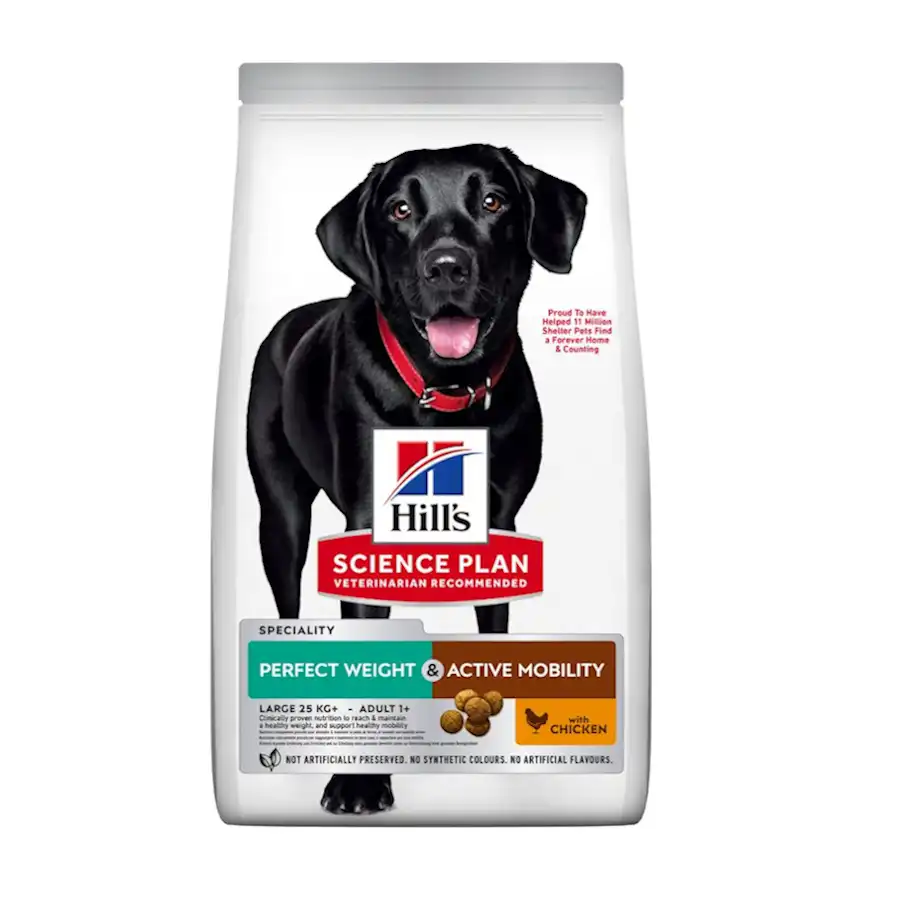 Hill's Science Plan Perfect weight & Active Mobility pollo pienso para perros