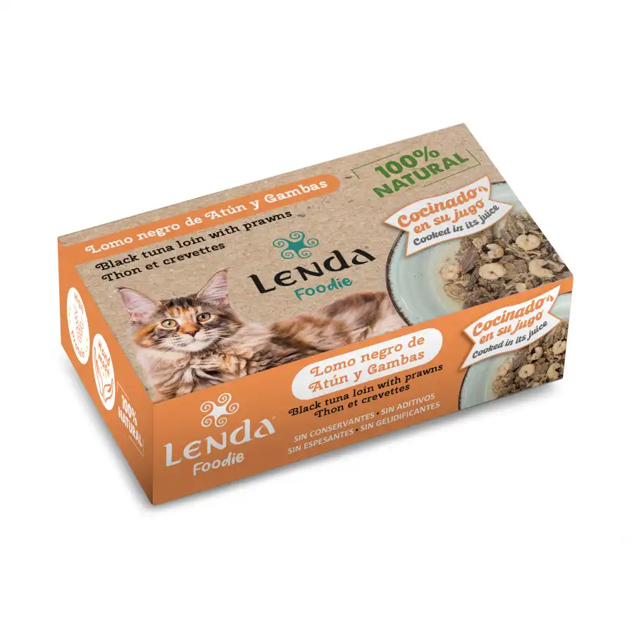 Lenda Lata Atún y Gambas para gatos 120 g - Lenda - Comparador de precios