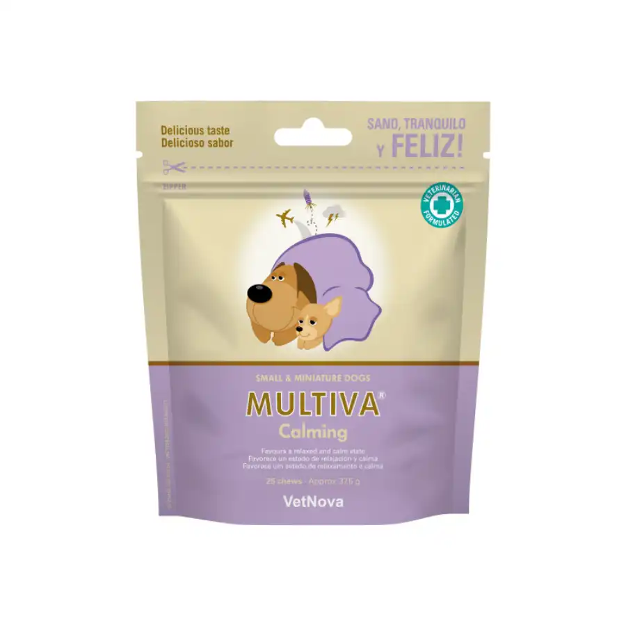 MULTIVA Calming Small & Miniature Dogs 25 chews - VetNova - Comparador de precios