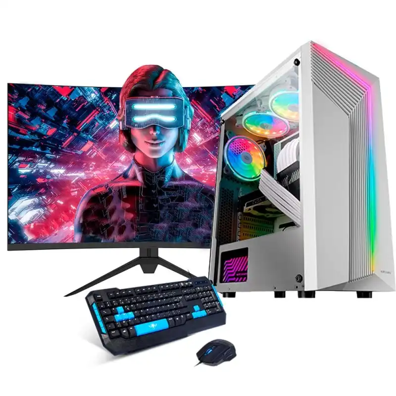 Neo-PC Gaming Mc-x7 AMD Ryzen 5 4600G/32GB/1TB SSD + Monitor 27" FullHD + Teclado y Ratón