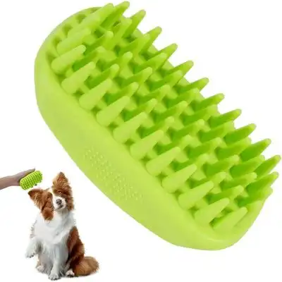 Pawffee Cepillo de baño de silicona suave para perros y gatos de pelo largo - 1 pieza - Pawffee - Comparador de precios