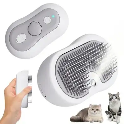 Pawffee Cepillo de vapor con pulverizador mascotas, autolimpiante, masaje - 1 pieza - Pawffee - Comparador de precios