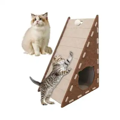 ZooVenture Rascador de fieltro para gatos - Marrón - Zooventure - Comparador de precios