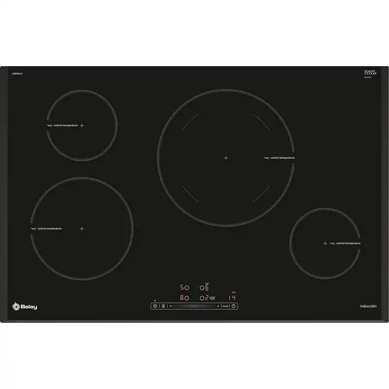 Balay 3EB985LU Placa de Inducción 4 Zonas Negra