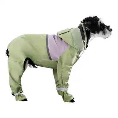 Coco Pup Impermeable para perros de cobertura total, color verde, talla S - Verde, talla S - Coco Pup - Comparador de precios