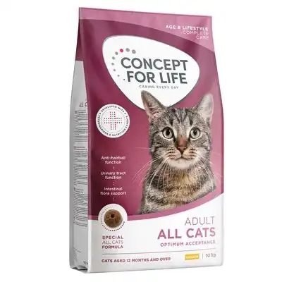 Concept for Life All Cats Adult pienso - NUEVO: 10 kg - Concept for Life - Comparador de precios