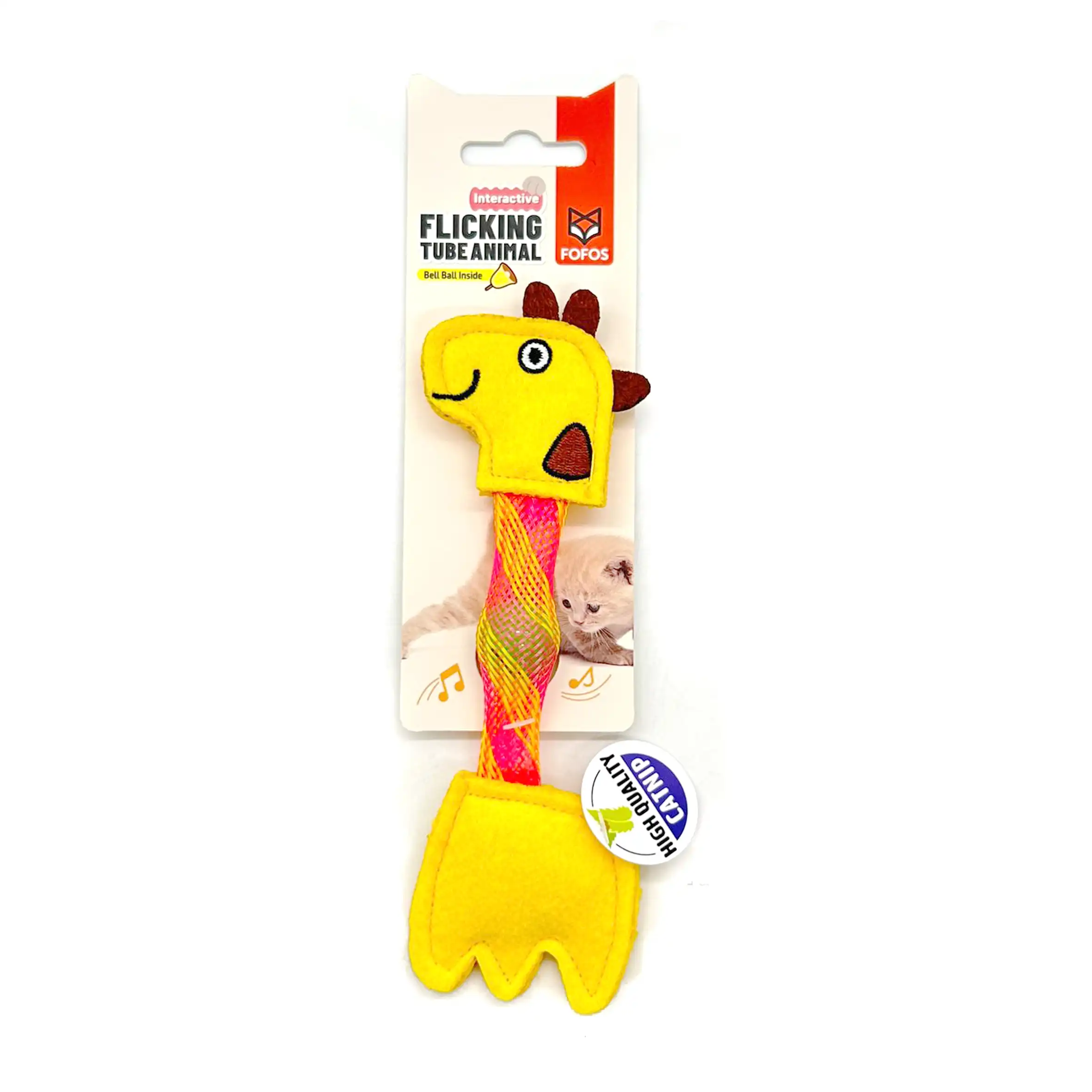 Fofos  jirafa con catnip para gatos - 6 cm x 1.5 cm x 18 cm - Fofos - Comparador de precios