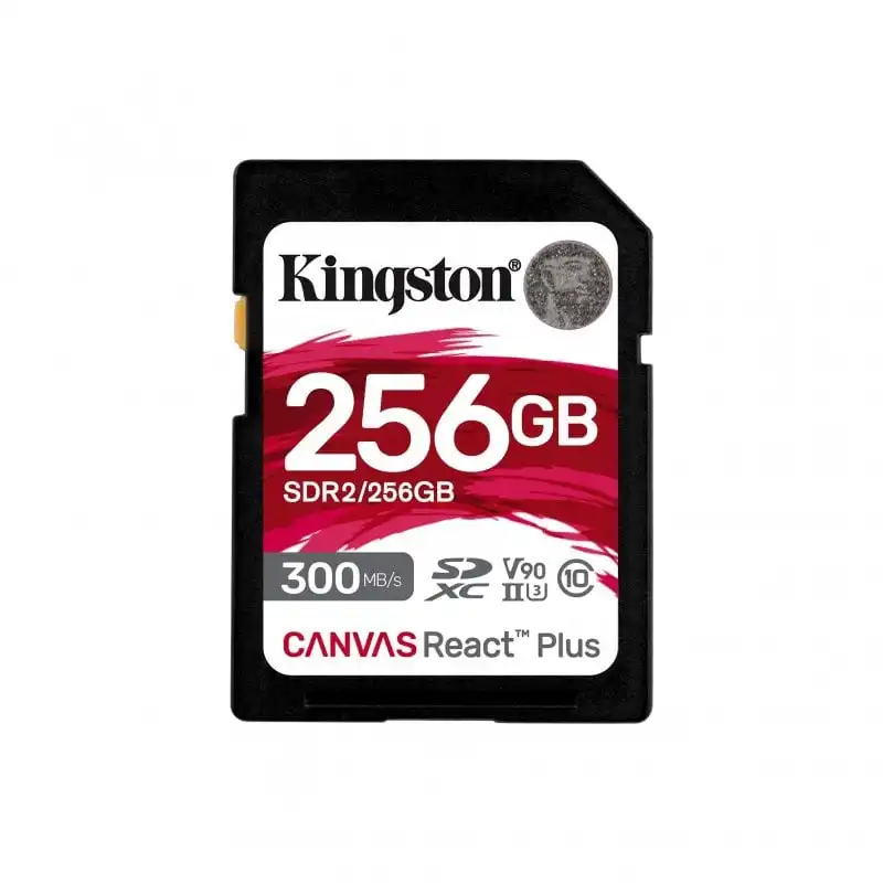 Kingston Canvas React Plus 256GB SD UHS-II Clase 10