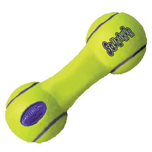 Kong Air Dog Squeaker Dumbbell Hueso para perros