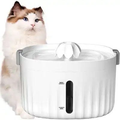 MCBOSON Fuente gatos sistema filtración cuádruple, gran capacidad - 2 litros - Mcboson - Comparador de precios