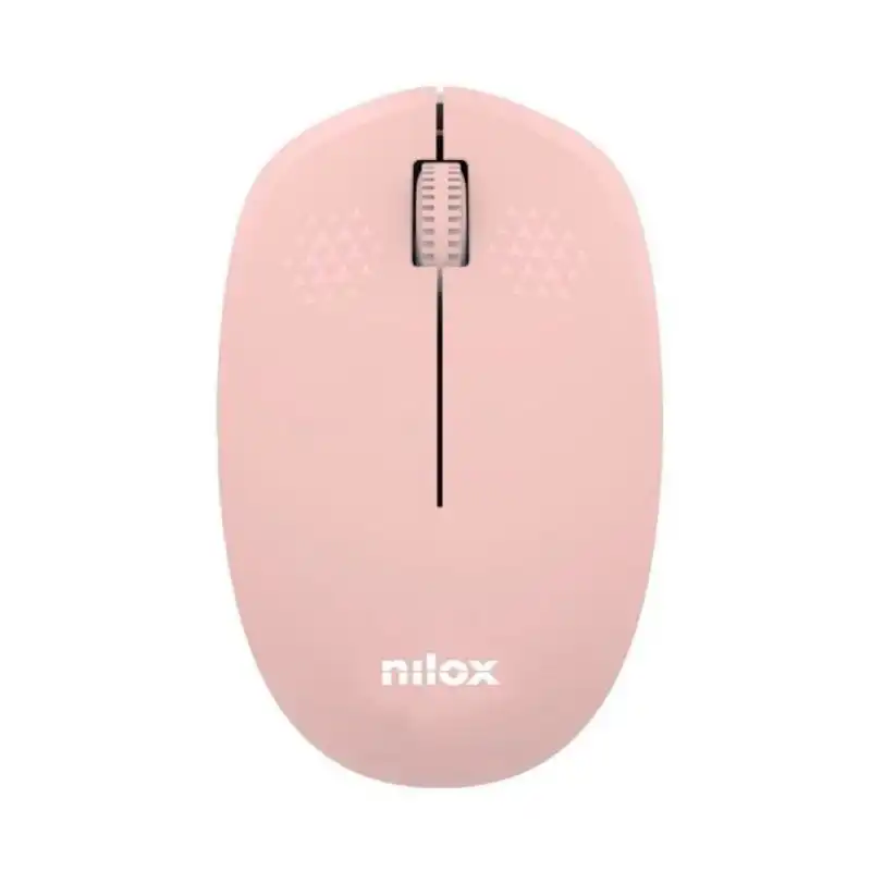 Nilox MXMOWI4014 Ratón Inalámbrico 1000DPI Rosa