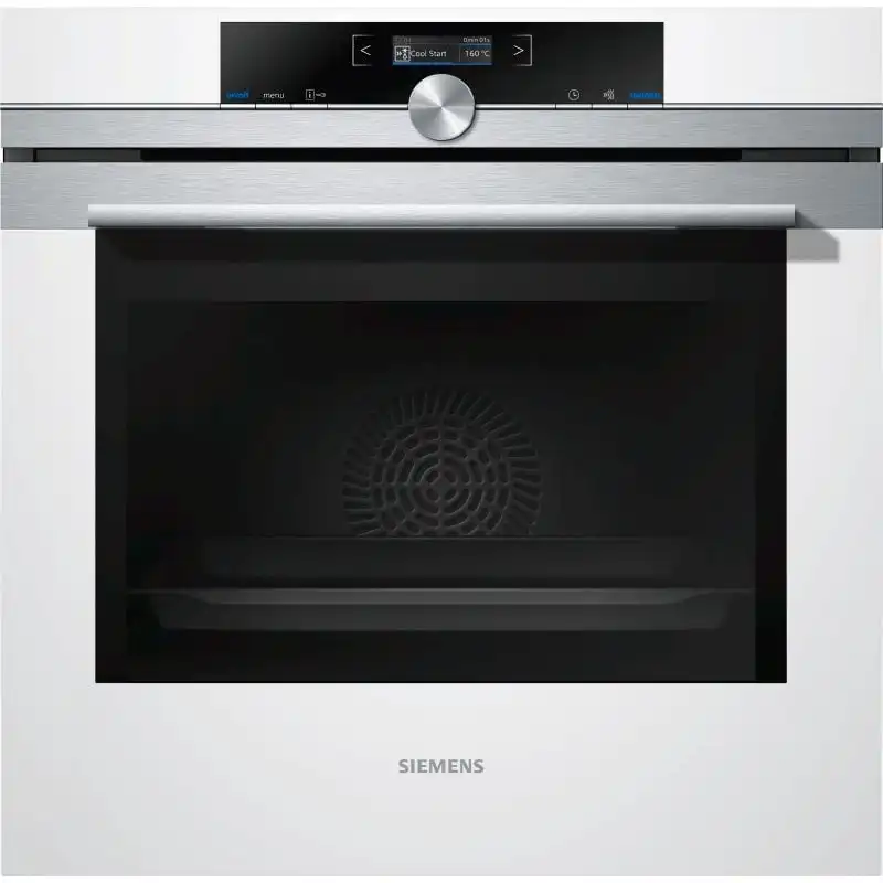 Siemens iQ700 HB673GBW1F Horno Multifunción 71L Blanco