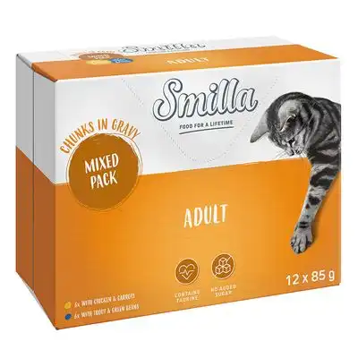 Smilla Bocaditos con verduras 48 x 85 g en oferta: 40 + 8 ¡gratis! - Adult Pack mixto - Smilla - Comparador de precios
