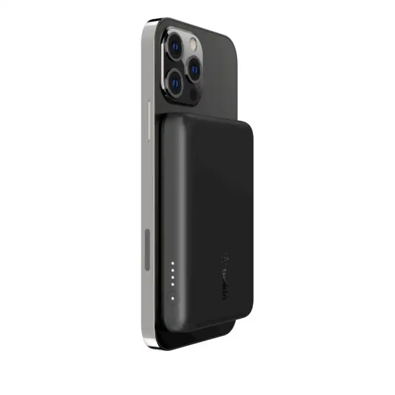 Belkin BoostCharge Batería Externa Inalámbrica Magnética 2500 mAh Compatible MagSafe para iPhone 13 Negra