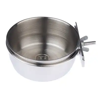 Comedero de acero TIAKI para atornillar - 140 ml / 7,5 cm de diámetro - TIAKI - Comparador de precios