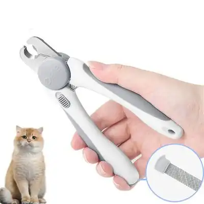 FurryFusion Cortaúñas para gatos y perros con lima - Blanco - Furry Fusion - Comparador de precios
