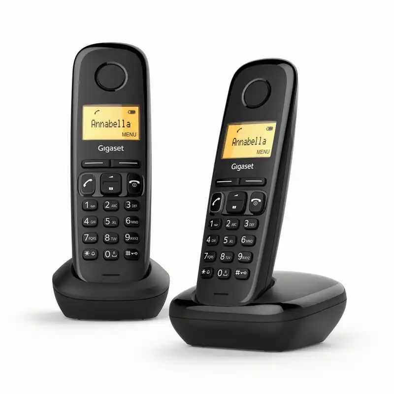 Gigaset A170 Teléfono Dect Duo Negro