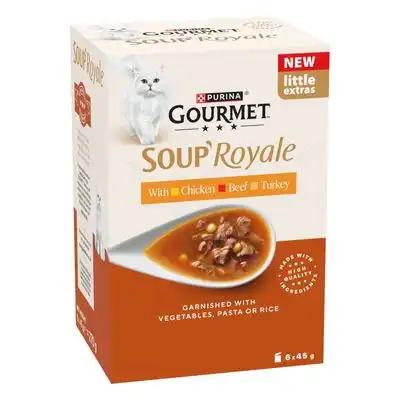Gourmet Soup Royale 6 x 45 g - Selección de carne (3 variedades) - Gourmet - Comparador de precios