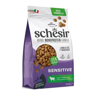 Schesir Sensitive con cordero - 1,5 kg - Schesir - Comparador de precios