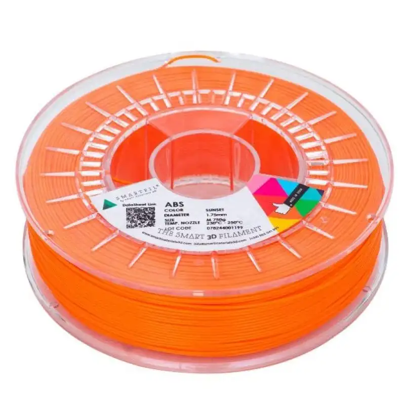 Smartfil ABS Filamento 3D Acabado liso con Acetona 2.85mm 750g Sunset