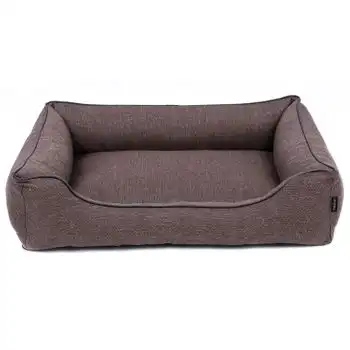 Sofa Mallorca Comfort Cama Para Perro 80x60 Cm Marrón/negro