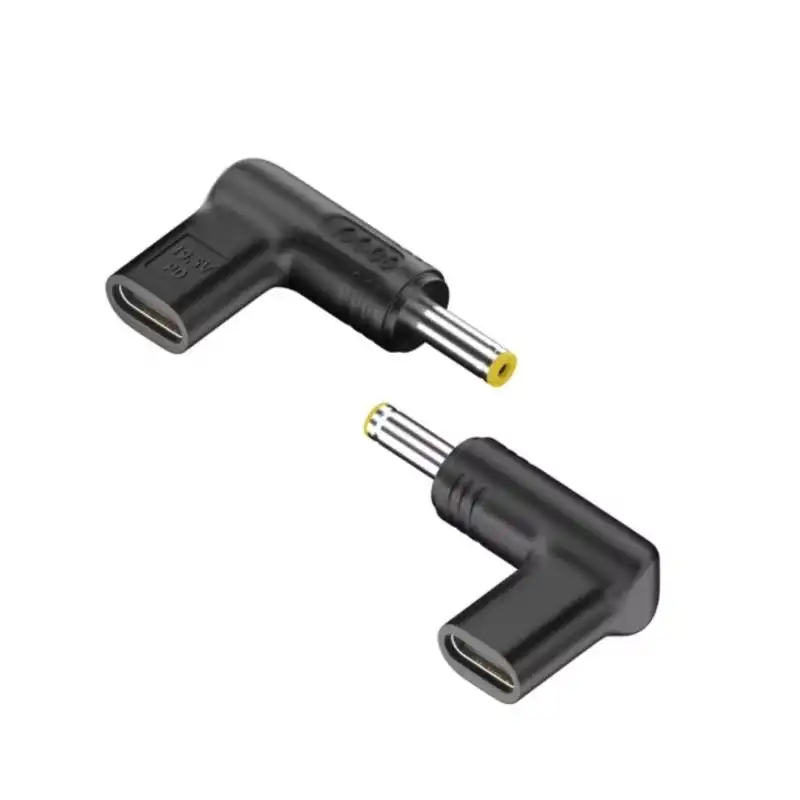 Voltistar Convertidor de USB-C a Clavija 5.5mmx2.5mm Negro